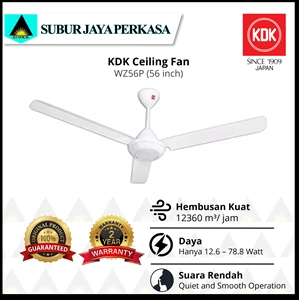 CEILING FAN KDK 56 Inch WZ56P (White)