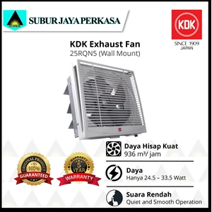 EXHAUST FAN KDK Dinding 10 Inch 25RQN (Reversible / 2 Arah)